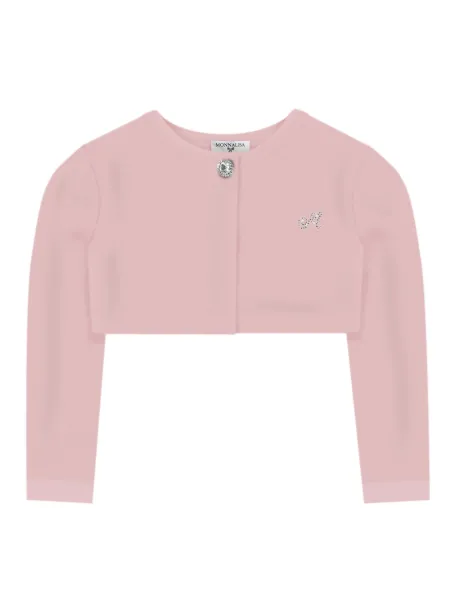 Pink Baby Girls Cardigan - Monnalisa