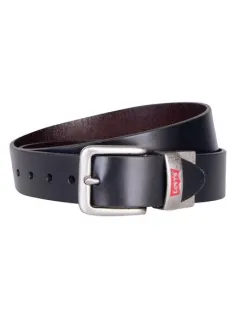 Reversible leather belt Black/Brown