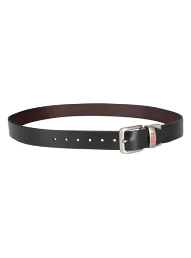 Reversible leather belt Black/Brown
