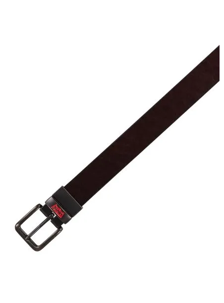 Reversible leather belt Black/Brown