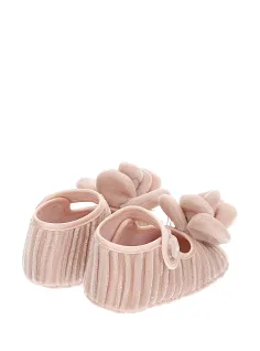 Scarpette bebè in velluto 2