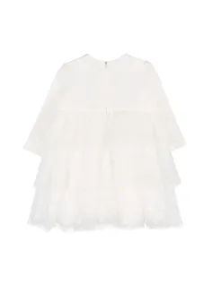 DRESS JERSEY + TULLE A POIS 2