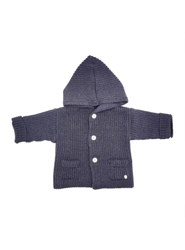 English rib wool coat double