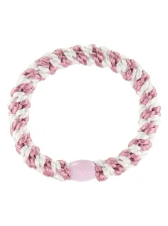 Elastico per capelli Rosa/Bianco