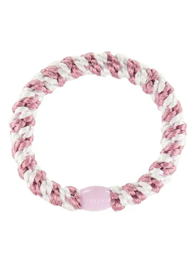 Elastico per capelli Rosa/Bianco