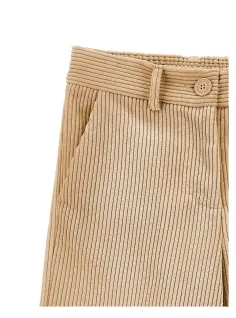 VELVET ROCKER PANTS BEIGE - MONNALISA 2