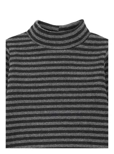 STRIPED T-SHIRT ANTHRACITE - 1+ IN THE FAMILY 2