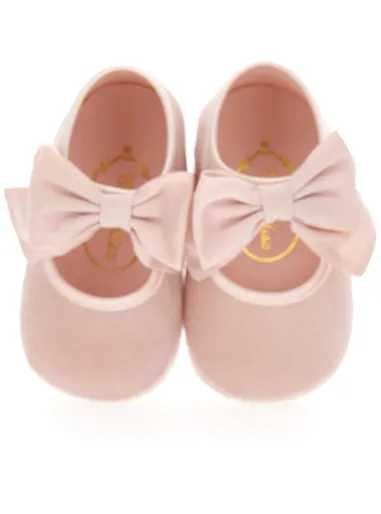 BALLERINA BEBÈ Velluto Rosa