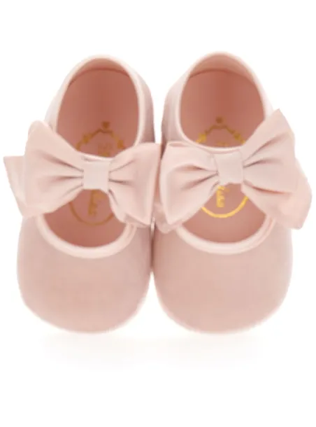 BALLERINA BEBÈ Velluto Rosa