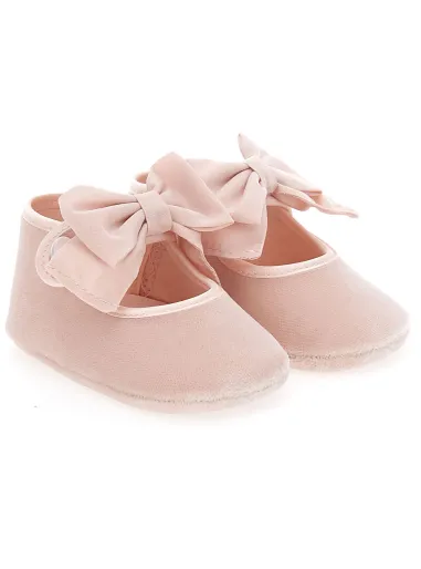 BALLERINA BEBÈ Velluto Rosa