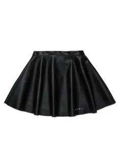 Faux leather skirt