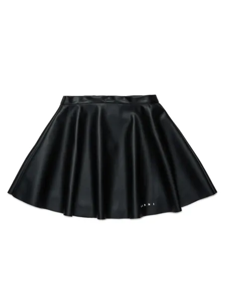 Faux leather skirt