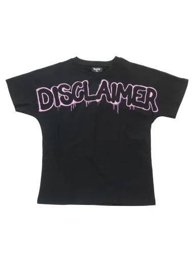 T-SHIRT  BLACK - DISCLAIMER