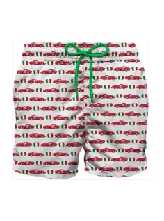 BOXER COSTUME BATMAN MIX WHITE - MC2 SAINT BARTH