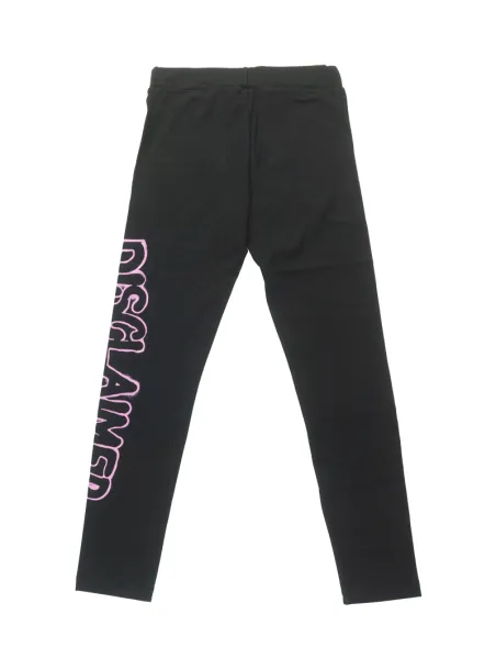 LEGGINGS CON STAMPA NERO