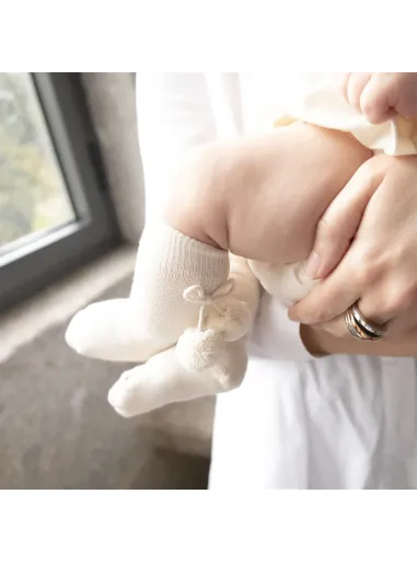 Socks with pompom