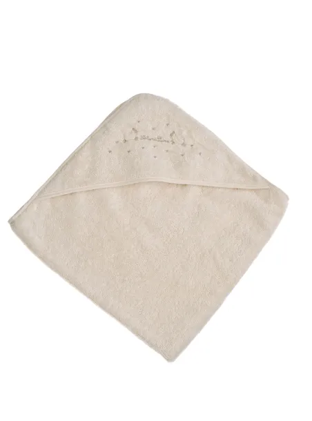 Baby towel with sheep embroidery  - Natura Pura