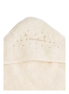 Baby towel with sheep embroidery  - Natura Pura 2