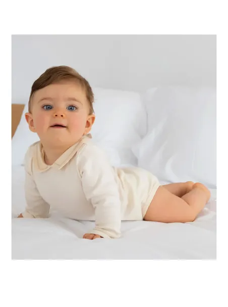 Body con colletto ricamato