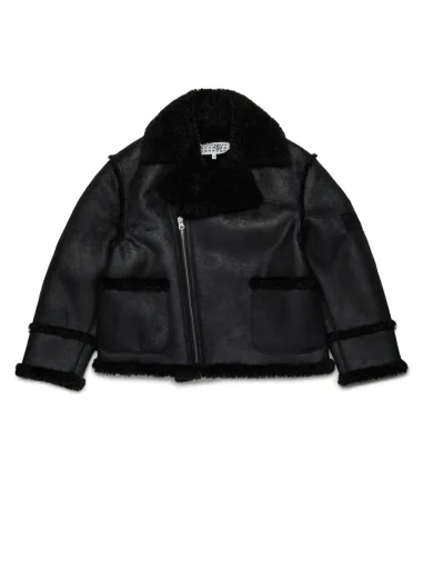 Eco-sheepskin jacket