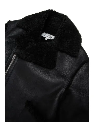 Eco-sheepskin jacket