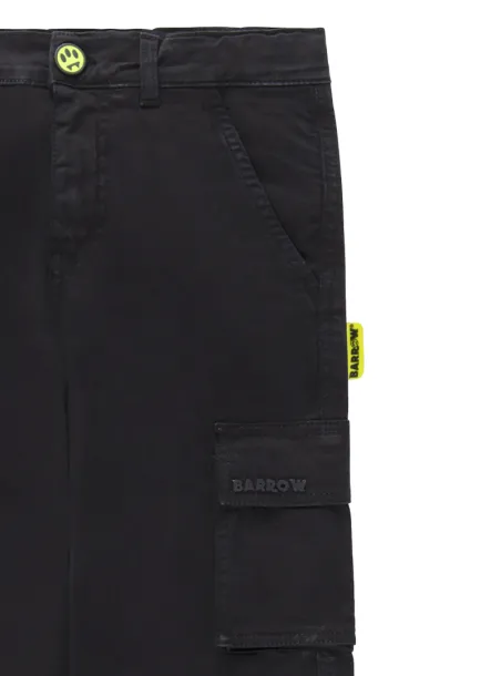 PANTALONE CARGO GABARDINE NERO