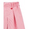 OVER TROUSERS BACCHETTINA WHITE/RED - MONNALISA