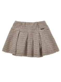 Houndstooth skirt