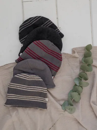 CUFFIA RIGATA ROY GRIGIO