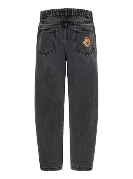 Wide denim trousers