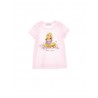 JERSEY STRETCH PRINCESS T-SHIRT PINK FAIRYTALE - MONNALISA