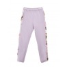 JOGGGER TROUSERS FLOWERS COTTON SWEATSHIRT WISTERIA - MONNALISA