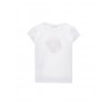 T-SHIRT FRAGOLA STRETCH BIANCO - MONNALISA