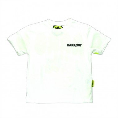 Barrow Kids JERSEY T-SHIRT JUNIOR UNISEX OFF WHITE - BARROW KIDS S4BKJUTH096-Bi-barrow24