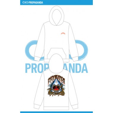 Propaganda SWEATSHIRT WHITE - PROPAGANDA 24SSPRBLFE311 -Bi-propaganda24