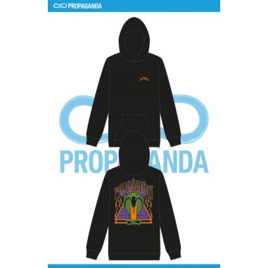 Propaganda HOODIE BLACK - PROPAGANDA 24SSPRBLFE320 -Ne-propaganda24