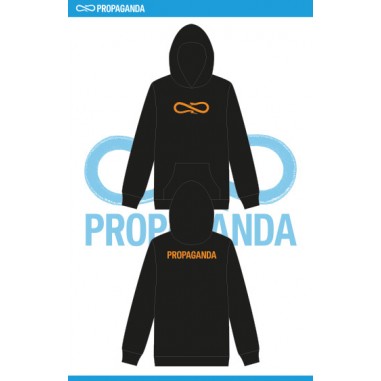 Propaganda HOODIE BLACK - PROPAGANDA 24SSPRBLFE324 -Ne-propaganda24