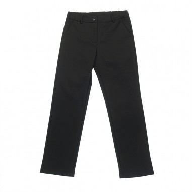 Manila Grace PANTALONE TESSUTO TECNICO NERO - MANILA GRACE MG2762-Ne-mgrace24