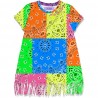 DRESS WITH FRINGE Multicolor - Mc2 Saint Barth