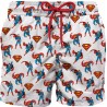 BOXER COSTUME SUPERMAN MIX BIANCO - MC2 SAINT BARTH