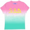 T-SHIRT SB PALM MULTICOLOR - MC2 SAINT BARTH