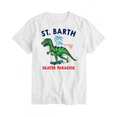 Mc2 Saint Barth T-SHIRT INCREDIBLE HULK MC2 SAINT BARTH WHITE - MC2 SAINT BARTH FLY0001SKRD01SKATER-Bi-stbarth24