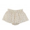 SHORTS CON STAMPA FIORI ECRU - NATURAPURA