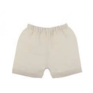 Natura Pura SHORTS IN TESSUTO ECRU - NATURAPURA bb24s042-Be-naturap24