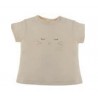 T-SHIRT STAMPATA GATTINO ECRU - NATURAPURA