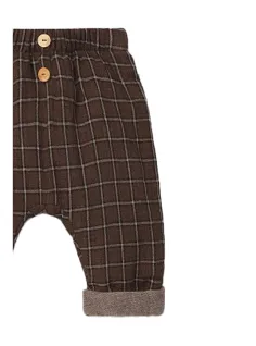 Pantalone cotone quadri 2