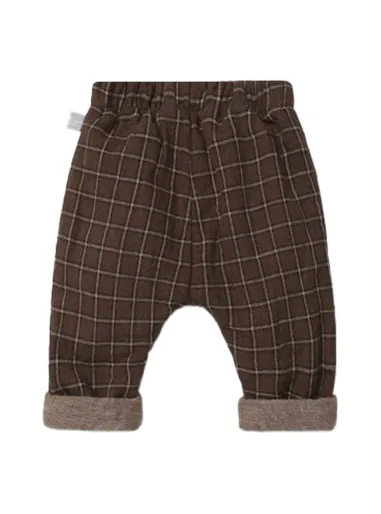 Pantalone cotone quadri