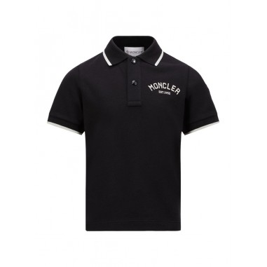 Moncler POLO  BLACK - MONCLER KIDS J29548B00003999-Ne-moncler2425