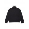 MAGLIA COLLO ALTO NERO - N.21 Kids