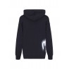 SWEATSHIRT WITH HOOD AND ZIP BLACK - MSGM KIDS